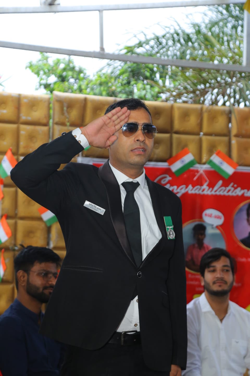 A soldier's salute