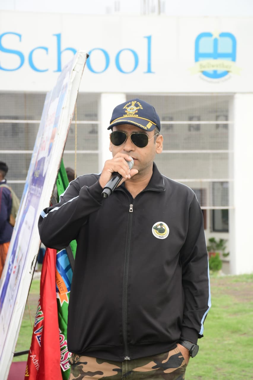 Addressing the gathering